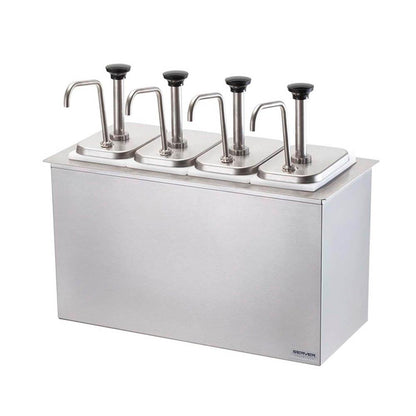 Maquina Dispensadora De Salsas 4 Bombas