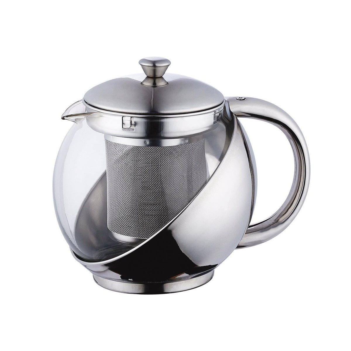 Tetera De Acero Inoxidable Y Vidrio 750Ml Con Infusor