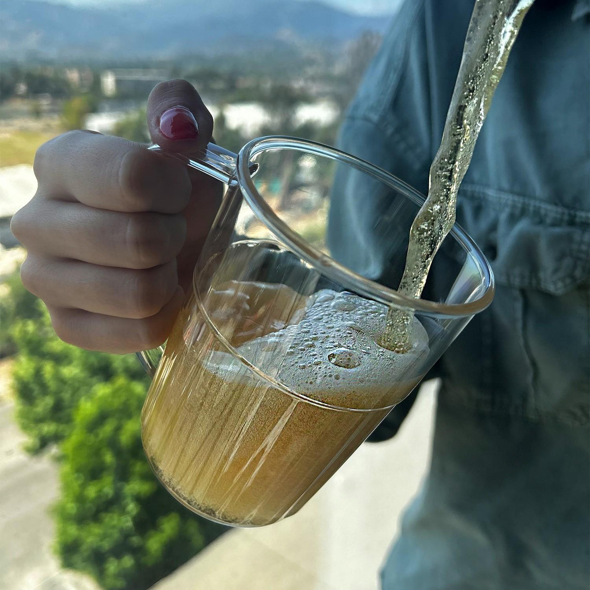 Mug Cerveza Policarbonato 400 Cc Transparente