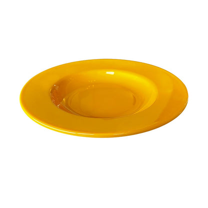 Plato Hondo De Policarbonato Amarillo 23Cm