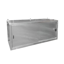 Gabinete Aéreo Acero Inoxidable Mural Puertas Correderas 120 Cm