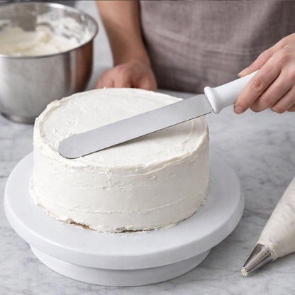 Espátula Pastelera 20 Cm Mango Blanco Línea Durafio
