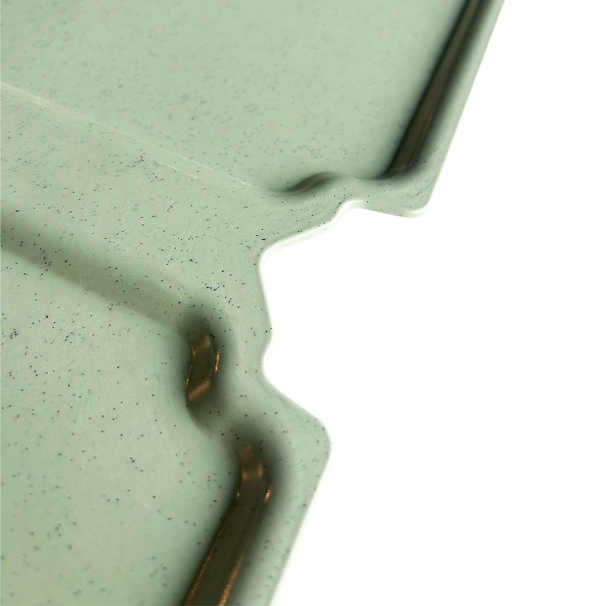 Bandeja Para Paciente 35,5 X 53 Cm Verde