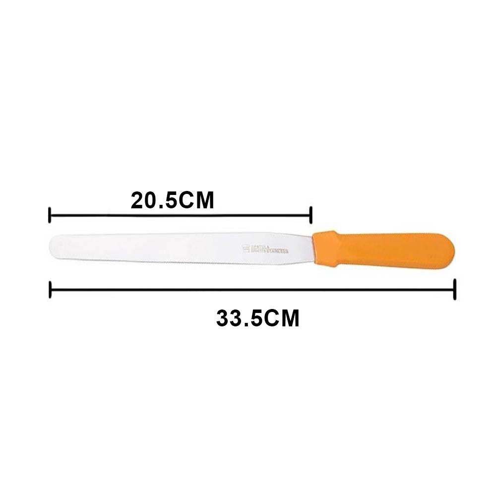 Espátula Pastelera 33 Cm Mango Amarillo