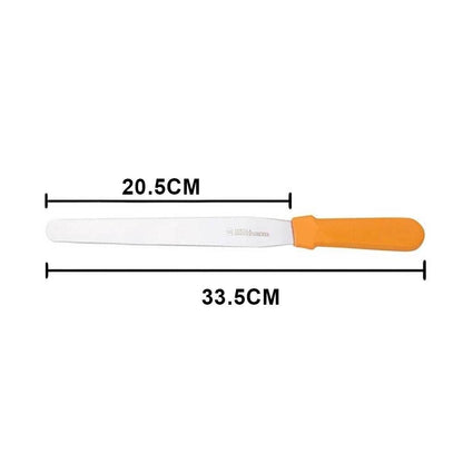 Espátula Pastelera 33 Cm Mango Amarillo
