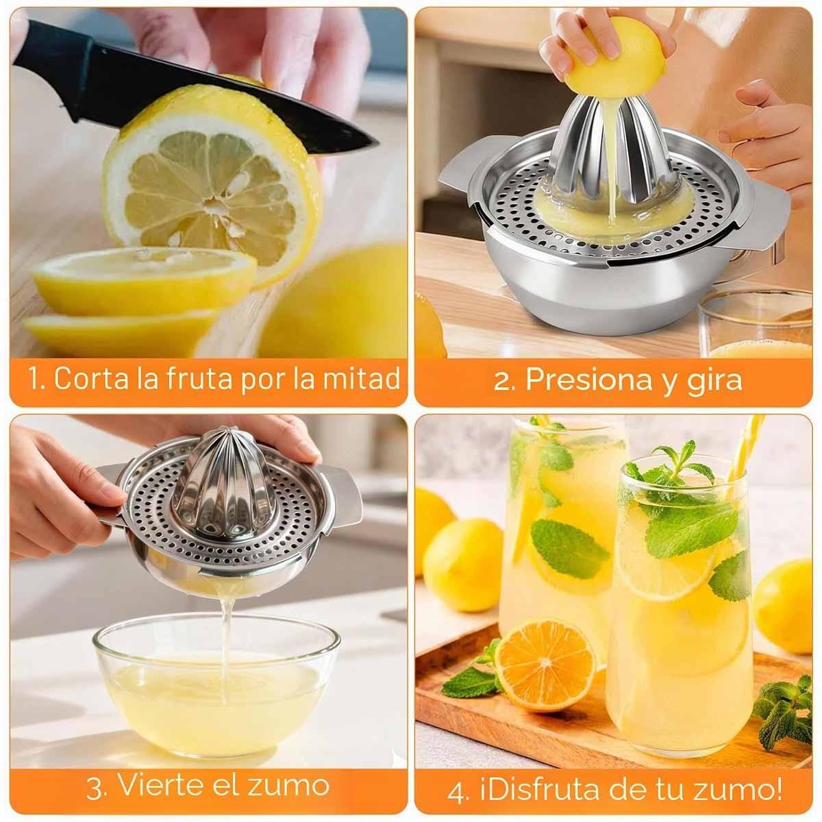 Exprimidor Acero Inoxidable Clasico
