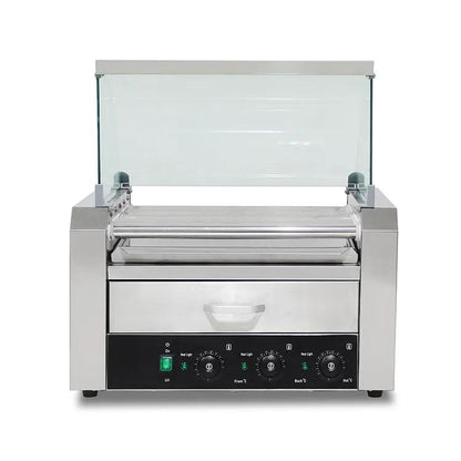 Rostizador De Vienesas CZ-11W Con Cúpula Y Cajón De Pan Volter
