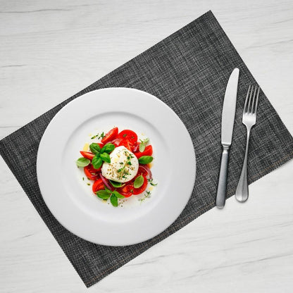 Set De 6 Platos Porcelana Borde Ancho 23 Cm Línea Padua