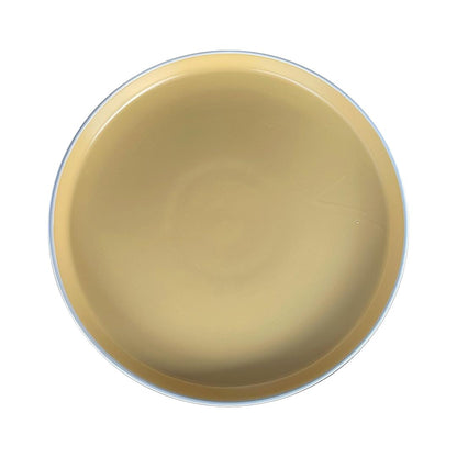 Set De 4 Plato Principal Ceramica Rustica 27 Cm Amarillo Lin