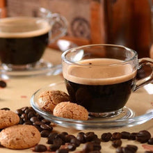 Taza Café Vidrio Lisa Con Plato 90 Cc
