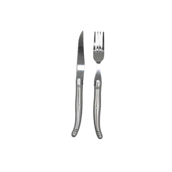 Set De 12 Cubiertos Montp. Acero Inoxidable
