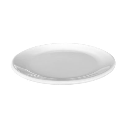 Plato Melamina Redondo Sin Borde Blanca 21 Cm Línea Clásica