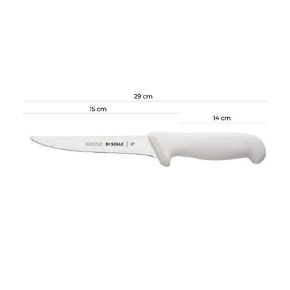 Cuchillo Deshuesador 15 Cm Mango Blanco Línea Durafio