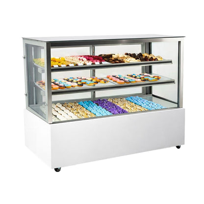 Vitrina Pastelera Recta 120 Cm Modelo CS-1200R2 Norkalt