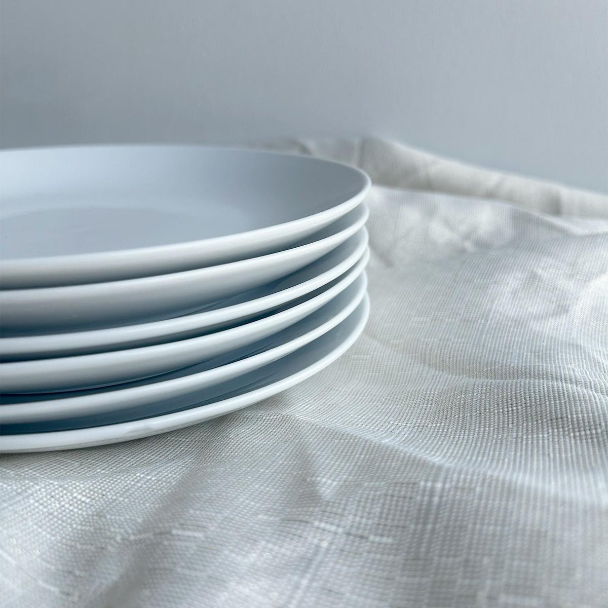 Set De 6 Platos Porcelana Principal 20 Cm Coupe Línea Padua