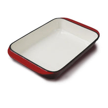 Asadera De Hierro Enlozada Roja 35 Cm