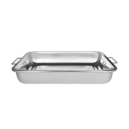 Asadera Con Asa 45 X 35 X 7 Cm Acero Inox.