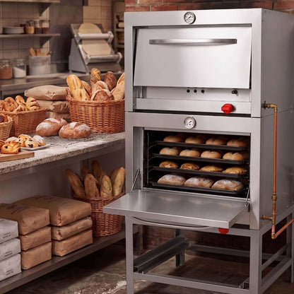 Horno 2 Cámaras Acero Inoxidable 65x65 GLP Volter