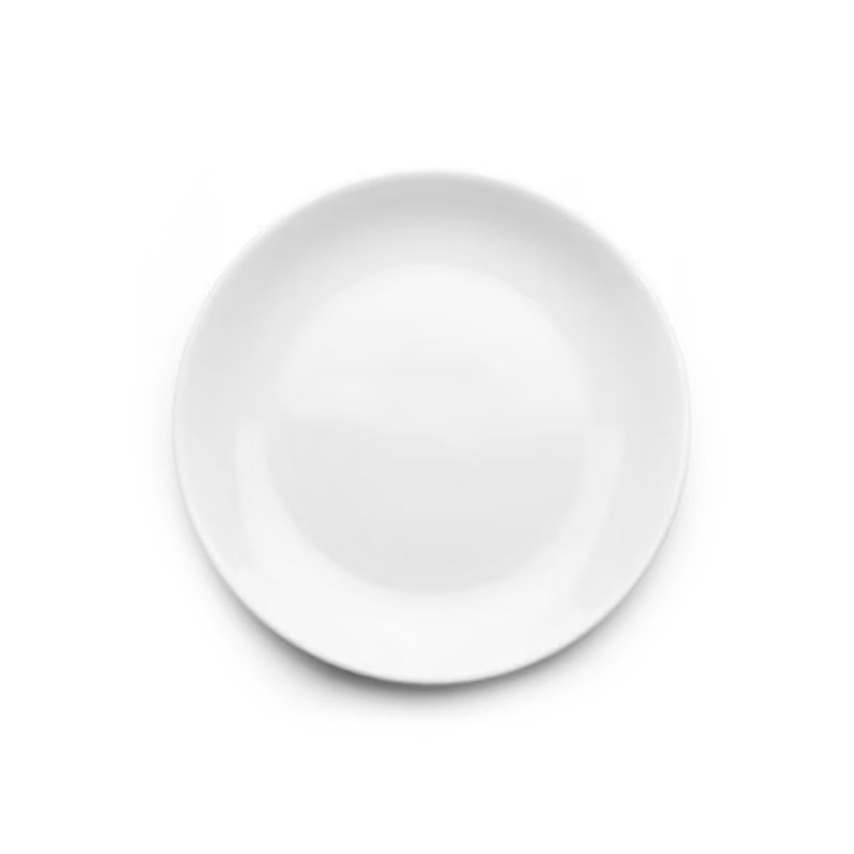 Set De 6 Platos Porcelana Principal 20 Cm Coupe Línea Padua