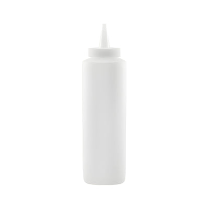 Set 3 Botellas Dispensadora Salsa Graduada Blanca 350 Ml