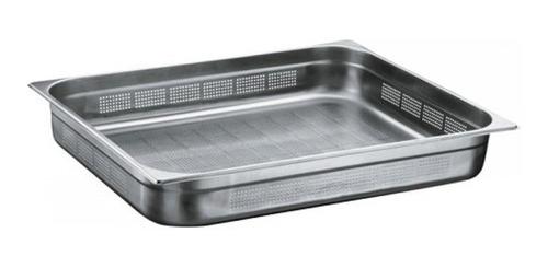 Contenedor Gastronómico Acero Inoxidable Perforado GN 1/1 x 6.5 Cm Linea Premium