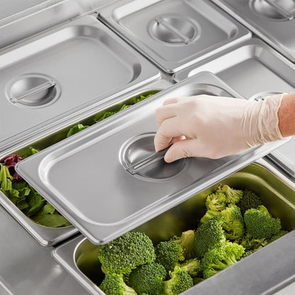 Tapa Contenedor Gastronómico Acero Inoxidable GN 1/3 Linea Premium