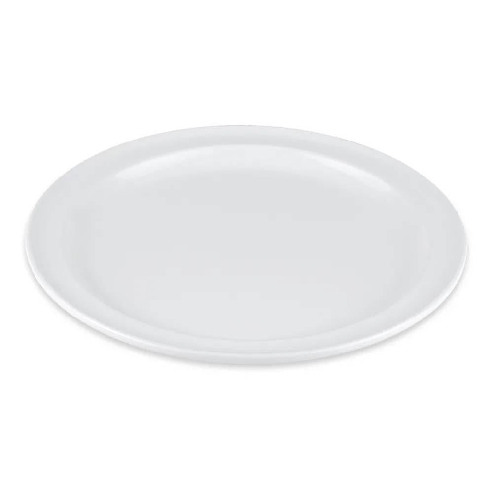 Plato Melamina Redondo Blanca 23 Cm Línea Clásica