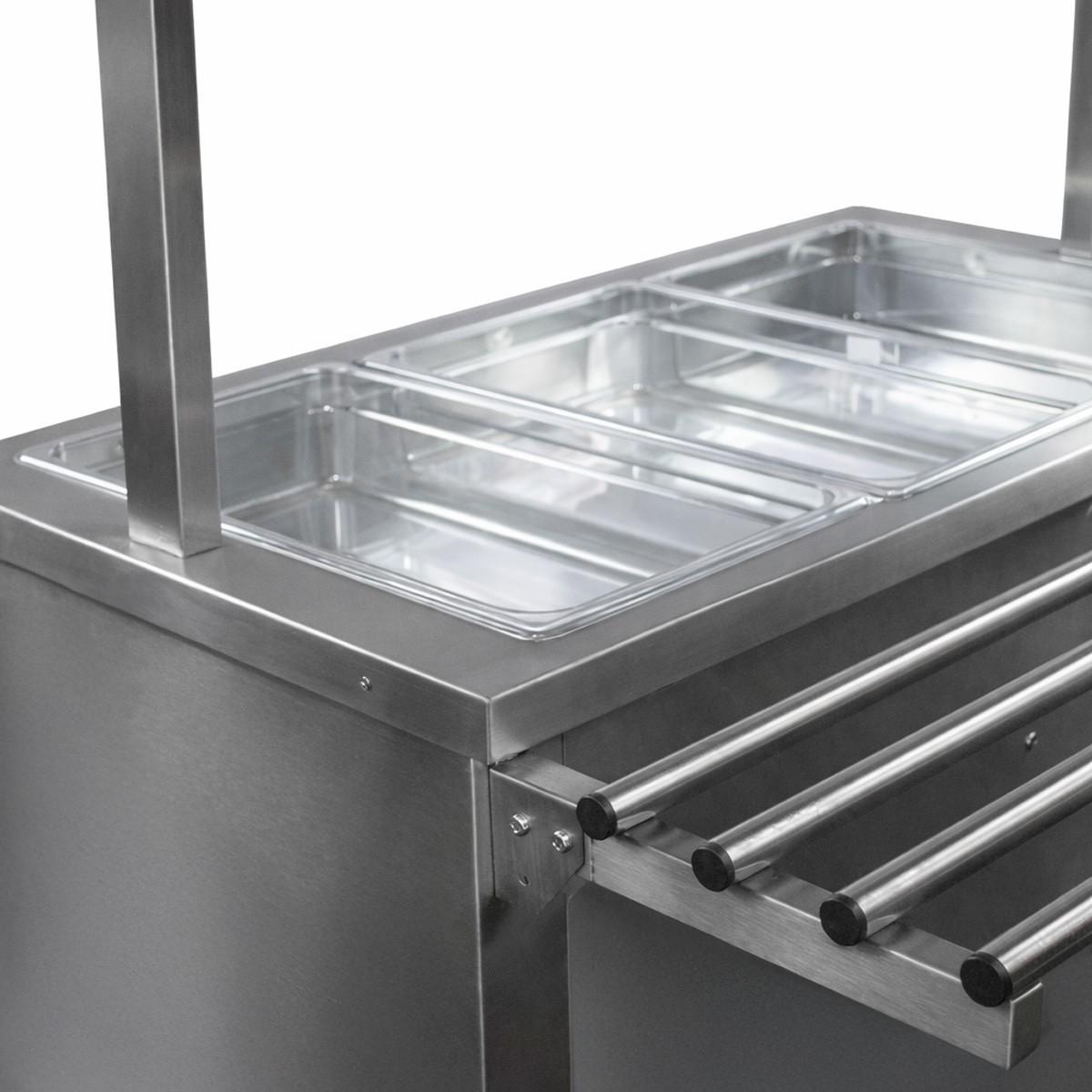 Modulo Salad Bar Refrigerado 3 Deposito