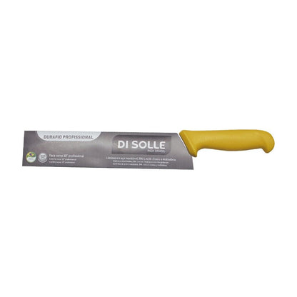 Cuchillo Medio Golpe 25 Cm Mango Amarillo Línea Durafio
