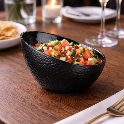 Bowl Melamina Borde Cascada Negra 13.5 Cm Línea Tilda