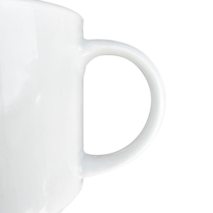 Set 6 Mug Porcelana Blanco 500 Ml Línea Padua