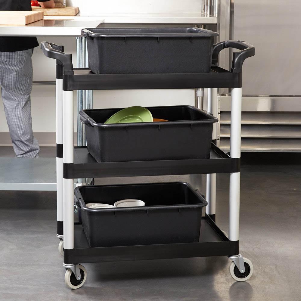 Carro Servicio Cambro Negro BC331KD11