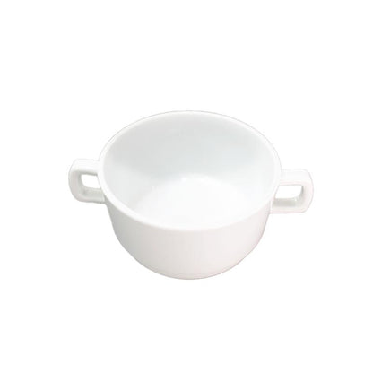 Set de 4 Tazon Consome Policarbonato Blanco 300 Ml