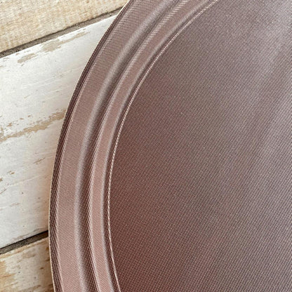 Bandeja De Garzon Redonda Antideslizante 46Cm Cafe