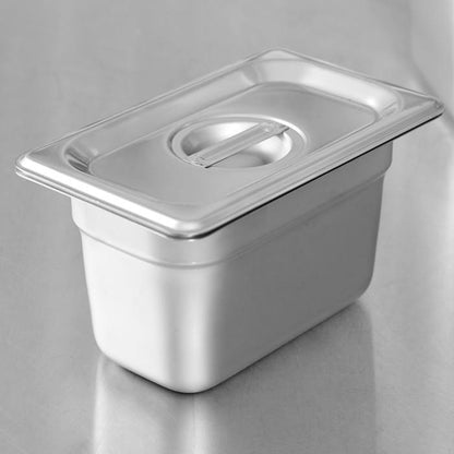 Tapa Contenedor Gastronomico Acero Inoxidable GN 1/9
