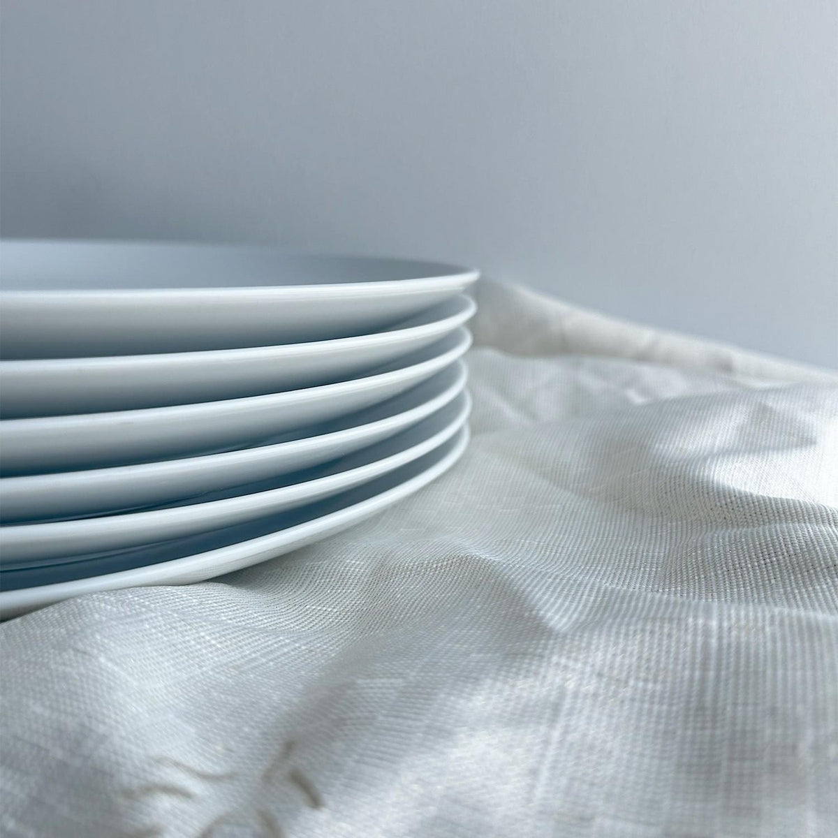 Set de 6 Platos Porcelana Principal 27 Cm Coupe Línea Padua
