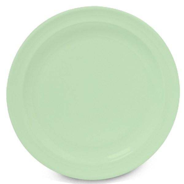 PLATO DE ALMUERZO MELAMINA VERDE 23 CM.