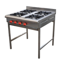 Anafe Industrial A Gas 4 Quemadores De 180 MM GLP
