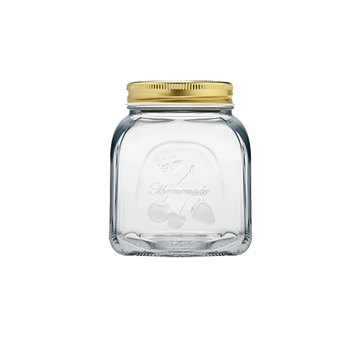Set De 6 Frascos Con Tapa De Metal 500 Ml