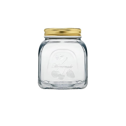 Set De 6 Frascos Con Tapa De Metal 500 Ml