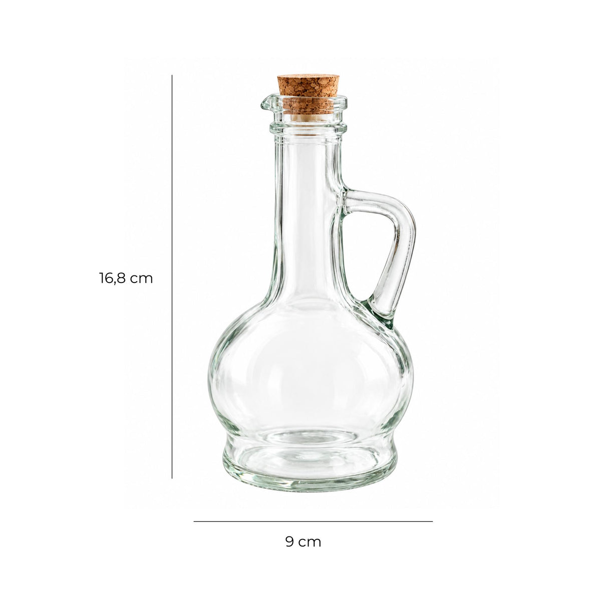 Botella de Aceite 250 ml con Corcho
