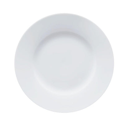 Set de 6 Platos Porcelana Base Borde Ancho 30 Cm Línea Padua