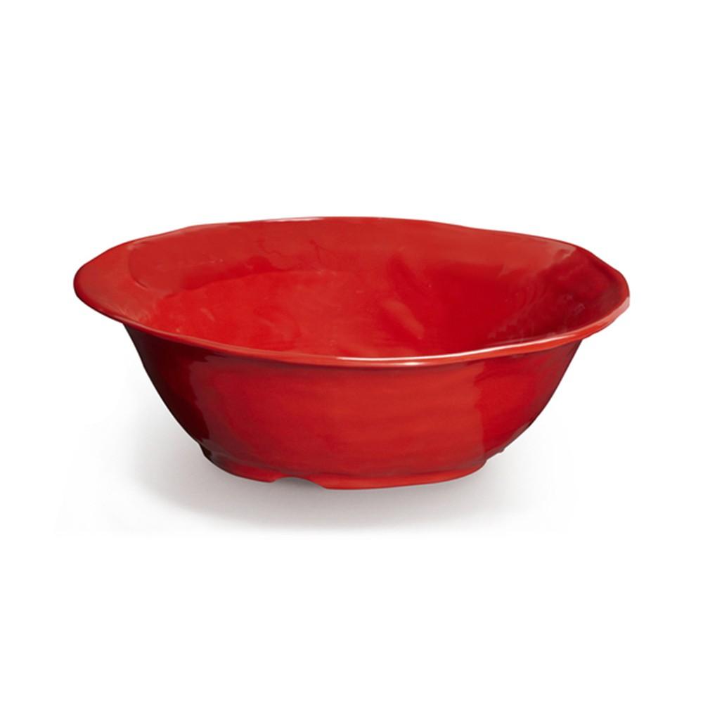 BOWL MELAMINA RDDO NEW YORK 36 CM. ROJO