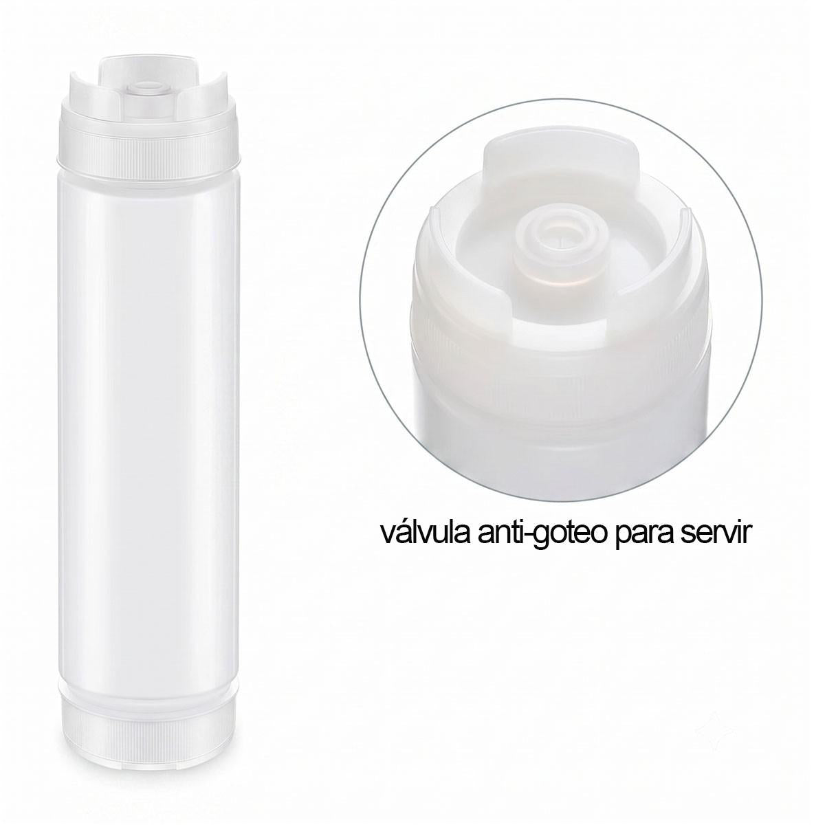 Botella Dispensadora De Salsa FIFO 480 Ml