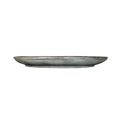 Set De 6 Plato Redondo Cerámica 21Cm Línea Terra