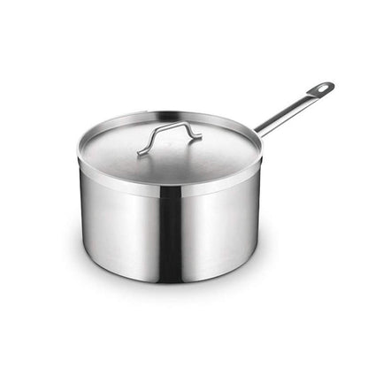 Cazo Bajo Acero. Inoxidable Con Tapa Y Fondo Difusor 16 Litros