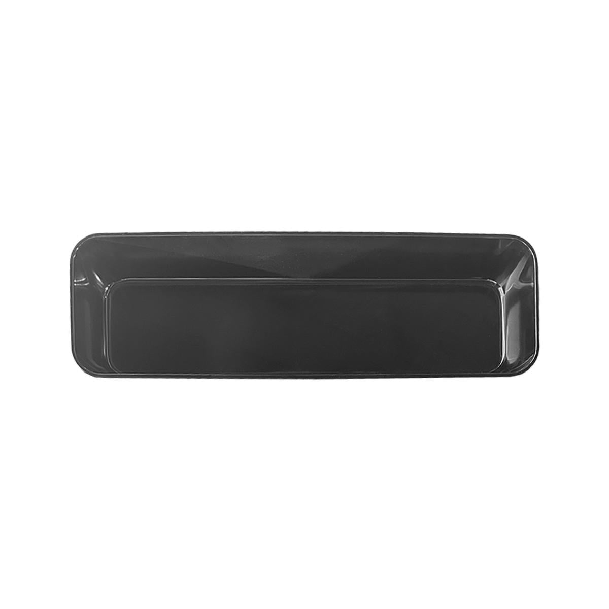 Recipiente Negro Melamina Gn 2/4 Med 16.2x53x7.5h Cm
