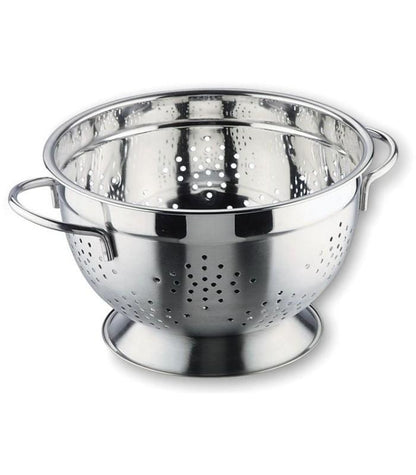 Colador Aleman Con Pedestal Acero Inoxidable 30 Cm