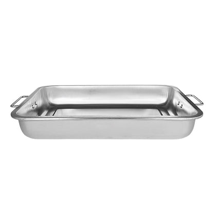 Asadera Con Asa 60 X 40 X 7 Cm Acero Inox.