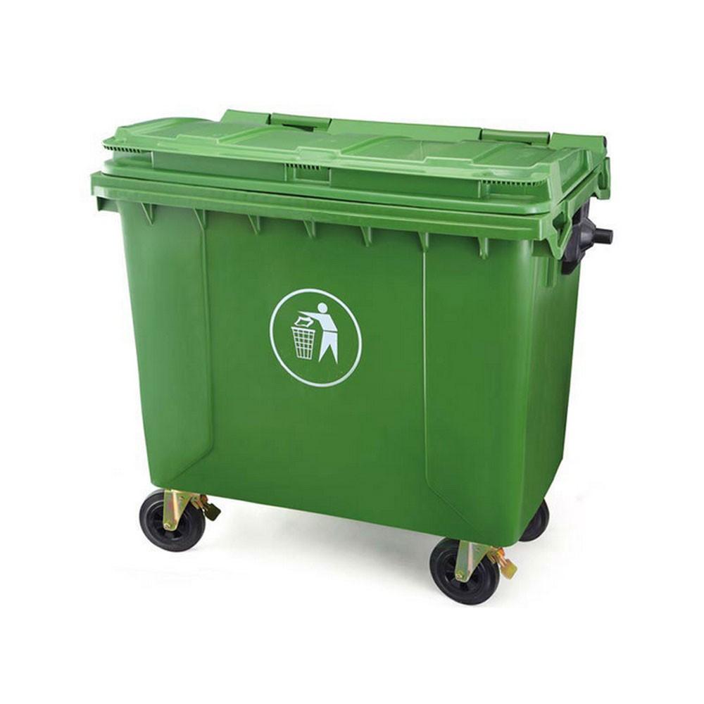 Contenedor De Basura 1100 Litros Color Verde